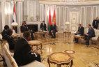Переговоры с Президентом Судана Омаром Хасаном Ахмедом аль-Баширом в узком составе