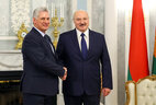 Президент Беларуси Александр Лукашенко и Президент Кубы Мигель Марио Диас-Канель Бермудес