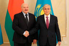 Президент Беларуси Александр Лукашенко и Президент Казахстана Касым-Жомарт Токаев