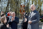 Alexander Lukashenko meets with the residents of Klimovichi