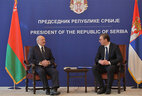 Переговоры с Президентом Сербии Александром Вучичем