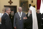 Alexander Lukashenko meets with Patriarch Irinej of Serbia