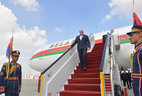 Belarus President Aleksandr Lukashenko arrives in Egypt for an official visit. The aircraft of the Belarusian head of state landed at Cairo International Airport