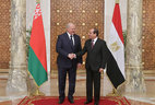Belarus President Aleksandr Lukashenko and Egypt President Abdel Fattah el-Sisi