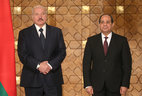 Президент Беларуси Александр Лукашенко и Президент Египта Абдель Фаттах аль-Сиси во время во время подписания документов