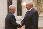 Rector of the Academy of Public Administration under the aegis of the President of the Republic of Belarus Anatoly Morozevich received the Honored Worker of Education of Belarus title