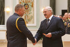 Alexander Kobrusev receives shoulder boards of the major general of police