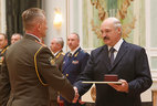 The Belarusian President officially thanks graduate of the General Staff department of the Military Academy of the Republic of Belarus Colonel Andrei Gorbatenko