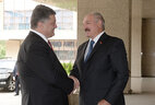 Alexander Lukashenko and his Ukrainian counterpart Piotr Poroshenko