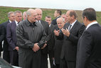 Alexander Lukashenko gets familiar with construction progress