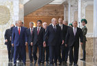 Participants of the CIS Heads of State Council session in Minsk