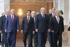 Participants of the CIS Heads of State Council session in Minsk