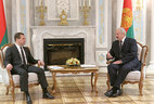 Alexander Lukashenko and Dmitry Medvedev