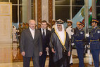 Alexander Lukashenko during a working visit to the United Arab Emirates