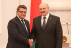Alexander Lukashenko receives credentials of Ambassador Extraordinary and Plenipotentiary of Egypt to Belarus Mohamed Abdelsattar Mohamed Elbadri