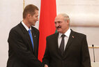 Александр Лукашенко принял верительные грамоты Чрезвычайного и Полномочного Посла Эстонии в Беларуси Майта Мартинсона