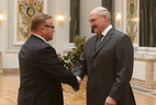 The Honored Figure of Culture of Belarus title is bestowed upon Director General of Voen-TV Company Sergei Maltsev