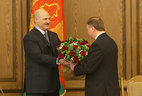 Alexander Lukashenko and Andrei Kobyakov