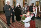 At the Holy Spirit Cathedral in Minsk