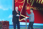 Alexander Lukashenko at the conference of the BRSM Youth Union