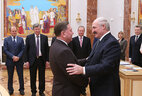 Alexander Lukashenko and Alexander Mikhailov