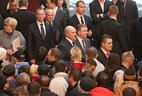 Alexander Lukashenko visits the trade and entertainment center Expobel