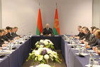 Alexander Lukashenko holds session to discuss the regulation and development of certain types of business activity