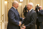 Alexander Lukashenko and Yuri Berg