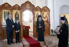 At the Church of the Nativity of the Mother of God in Orsha