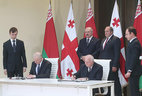 The National Academy of Sciences of Belarus signed sci-tech cooperation agreements with the Georgian National Academy of Sciences and the Academy of Agricultural Sciences