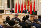 Xi Jinping and Alexander Lukashenko
