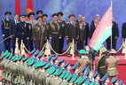 At the army parade dedicated to the 70th anniversary of victory in the Great Patriotic War