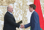 Alexander Lukashenko officially thanks graduate of the general medicine department of the Gomel State Medical University Alexander Dyatlov