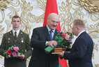 The President officially thanks head of the law, theory an history of the state chair of the Belarusian State University Sergei Kalinin