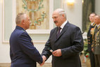 Oleg Lavrukhin receives shoulder boards of the state advisor of justice 3rd class