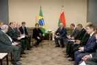 Meeting with President of the Federative Republic of Brazil Dilma Rousseff