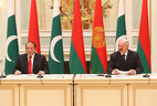 Alexander Lukashenko and Nawaz Sharif