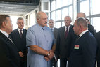Alexander Lukashenko visits MZKT