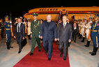 Alexander Lukashenko arrives in the People’s Republic of China