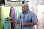 Alexander Lukashenko meets with employees of the enterprise