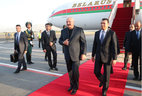 Belarus President Alexander Lukashenko and Tajikistan Prime Minister Kokhir Rasulzoda