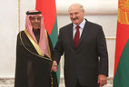 Alexander Lukashenko receives credentials from Ambassador Extraordinary and Plenipotentiary of Saudi Arabia to Belarus on concurrent Abdulrahman bin Ibraheem Al-Rassi