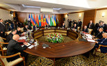 The narrow-format meeting of the CIS Heads of State Council takes place in Burabay, Kazakhstan