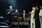 Belarus President Alexander Lukashenko attended an evening with Viktor Drobysh, Hits and Stars, at Minsk Arena