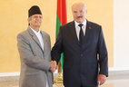 Alexander Lukashenko receives credentials from Ambassador of Nepal to Belarus Rabi Mohan Sapkota