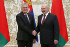 Tomislav Nikolic and Alexander Lukashenko