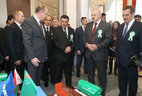 Alexander Lukashenko visits the Belarus-Turkmenistan expo