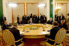 Во время заседания Совета коллективной безопасности ОДКБ в узком составе