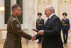 Deputy Commander for Airborne Training – Head of the Special Operations Department of the Armed Forces Colonel Vladislav Stepanyuk is honored with the Order Service to the Homeland 3rd Class