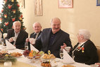 Alexander Lukashenko visits the care home